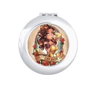 Espejo personalizado con fotos redondo