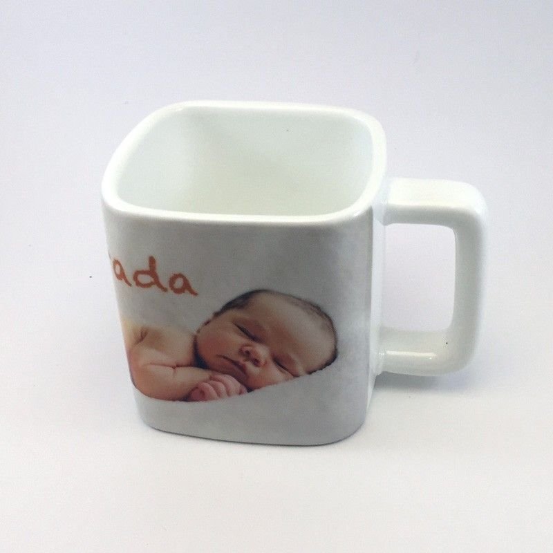 Taza personalizada con fotos cuadrada - Imagen 5