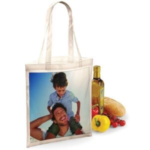 Bolsa asas natural personalizada con fotos 1 cara