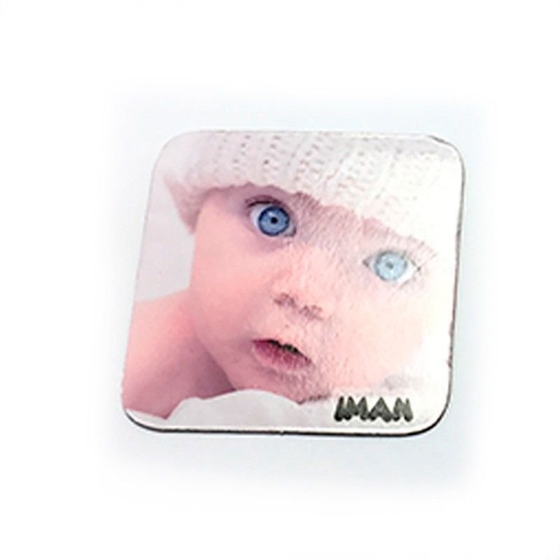 Imán personalizado con fotos cuadrado