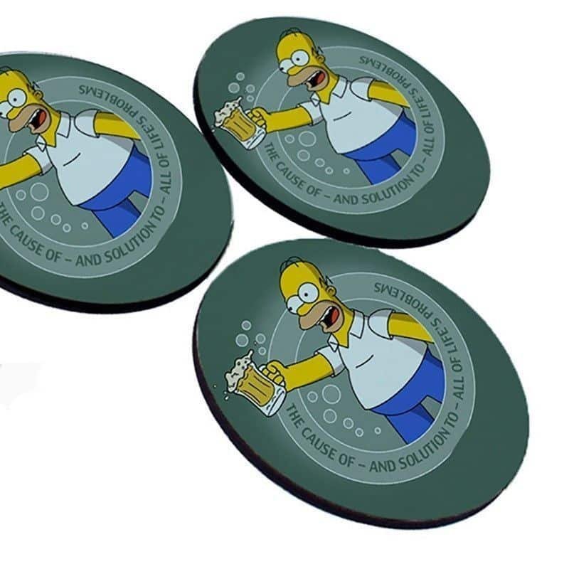 Posavasos personalizado con fotos redondo