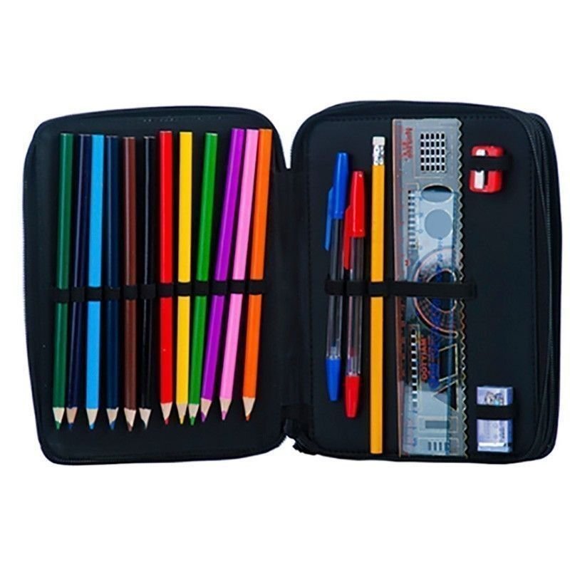 Estuche escolar personalizado con fotos con accesorios - Imagen 3