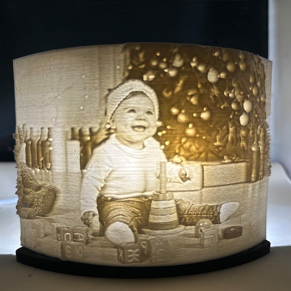 Lámpara personalizada con foto 3D