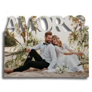 Marco personalizado con foto AMOR horizontal